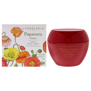 Sweet Poppy Body Cream by LErbolario for Unisex - 6.7 oz Body Cream